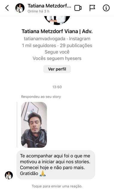Depoimento de aluno 7 do Destrave na Câmera