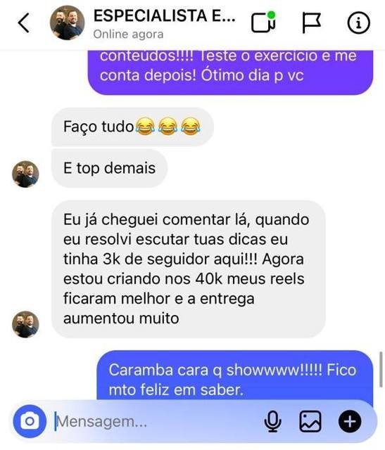 Depoimento de aluno 8 do Destrave na Câmera